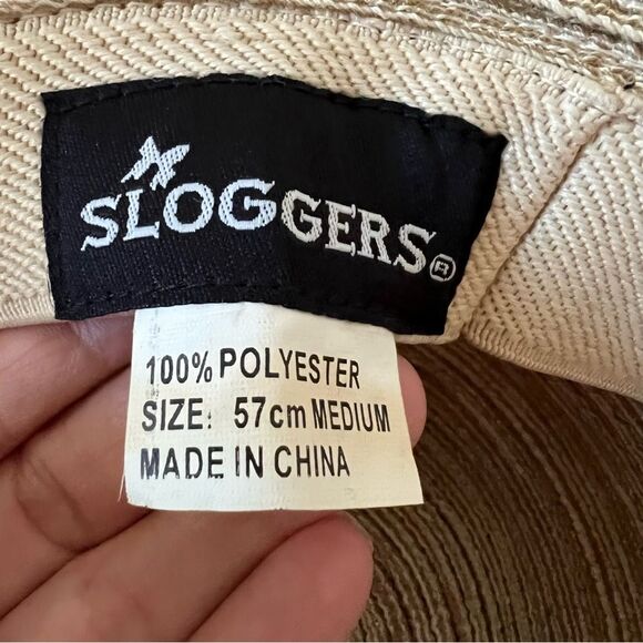 Sloggers Tan hat women size medium 22.5” - Picture 9 of 9